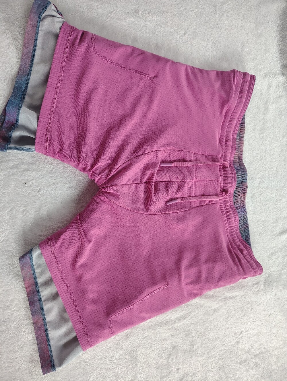 Men’s Tie-Dye Lululemon Shorts - Pink & Blue - Picture 12 of 12